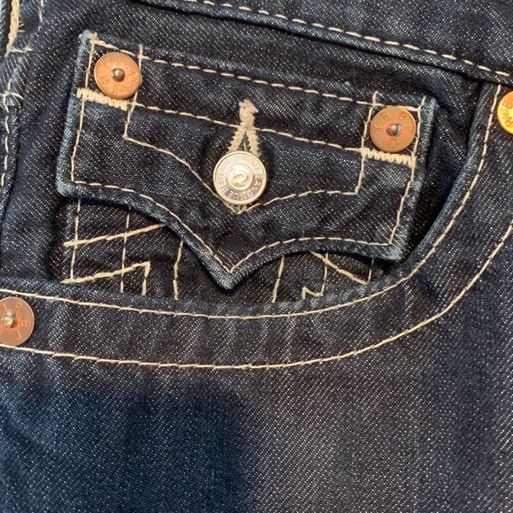 True Religion size 30 raw denim jeans - Picture 4 of 10